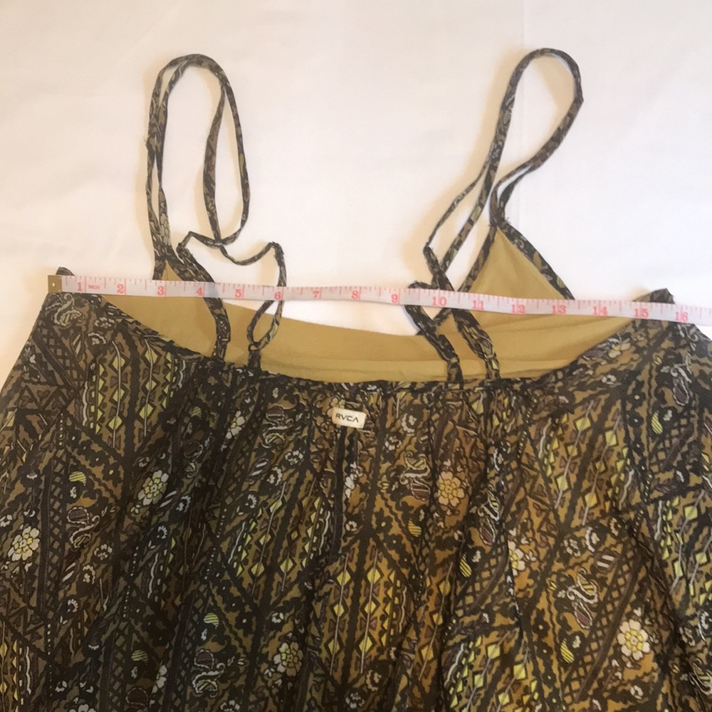 RVCA Boho Baby Doll Sheer Cami-Tank - Picture 7 of 11